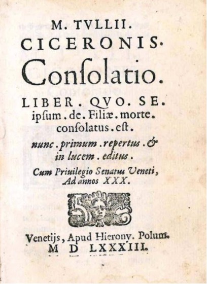 Consolatio cover